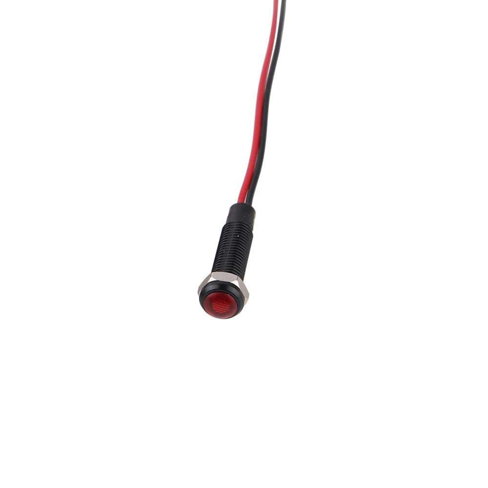 Mini LED indicatielampje - Rood - 6mm - 12/24V Mini LED indicatielampje - Rood - 6mm - 12/24V